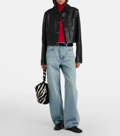Frame Bow barrel-leg jeans | Thumbnail 4 Frame Bow barrel-leg jeans | Thumbnail 4