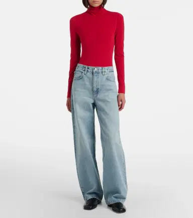 Frame Bow barrel-leg jeans | Thumbnail 5 Frame Bow barrel-leg jeans | Thumbnail 5
