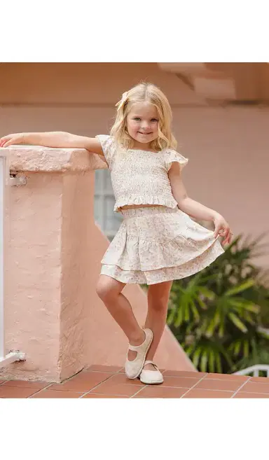 Rylee + Cru Rylee + Cru Tiered Mini Skirt | Thumbnail 3