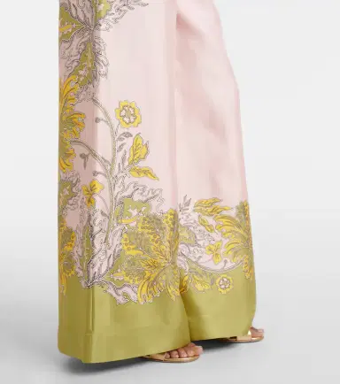 La DoubleJ Floral silk twill palazzo pants | Thumbnail 3 La DoubleJ Floral silk twill palazzo pants | Thumbnail 3