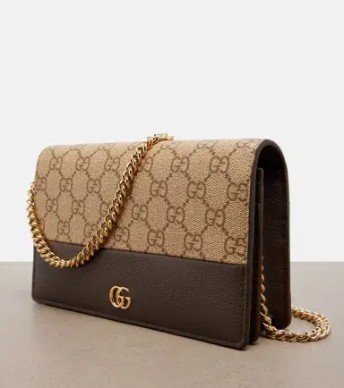 Gucci GG Marmont canvas wallet on chain | Thumbnail 4
