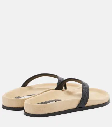 TOTEME Leather thong sandals | Thumbnail 2