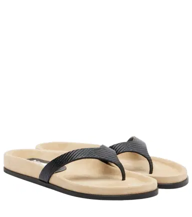 TOTEME Leather thong sandals | Thumbnail 1