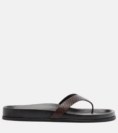 TOTEME Leather thong sandals | Thumbnail 2