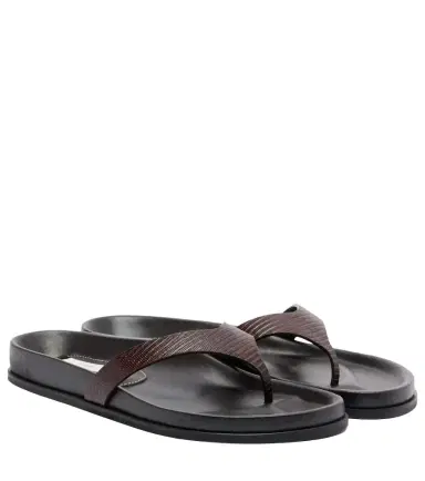 TOTEME Leather thong sandals | Thumbnail 1