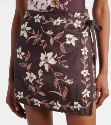Agua by Agua Bendita Luna floral linen beach cover-up | Thumbnail 4 Agua by Agua Bendita Luna floral linen beach cover-up | Thumbnail 4