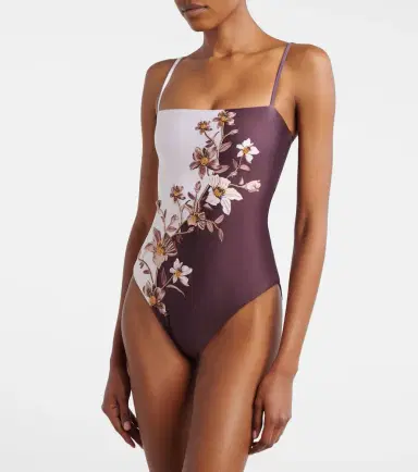 Agua by Agua Bendita Durazno embellished floral swimsuit | Thumbnail 4