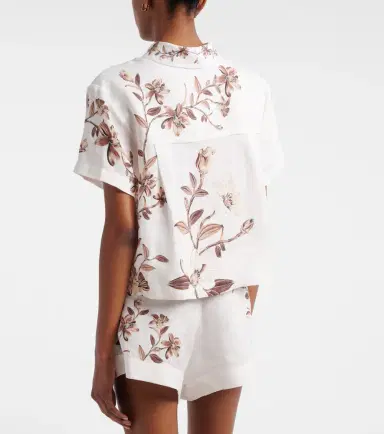 Agua by Agua Bendita Virtuosa floral linen shirt | Thumbnail 2 Agua by Agua Bendita Virtuosa floral linen shirt | Thumbnail 2
