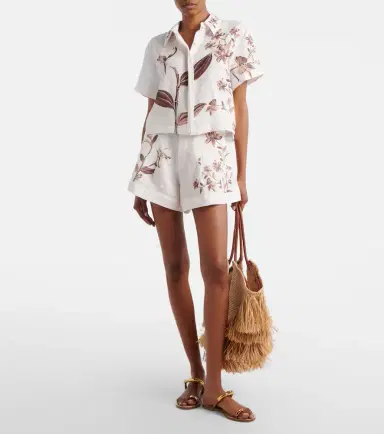 Agua by Agua Bendita Virtuosa floral linen shirt | Thumbnail 5 Agua by Agua Bendita Virtuosa floral linen shirt | Thumbnail 5