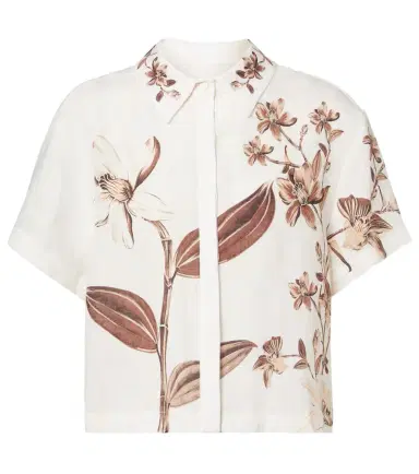 Agua by Agua Bendita Virtuosa floral linen shirt | Thumbnail 1 Agua by Agua Bendita Virtuosa floral linen shirt | Thumbnail 1