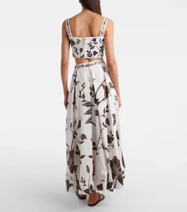 Agua by Agua Bendita Delta floral linen maxi skirt | Thumbnail 5 Agua by Agua Bendita Delta floral linen maxi skirt | Thumbnail 5