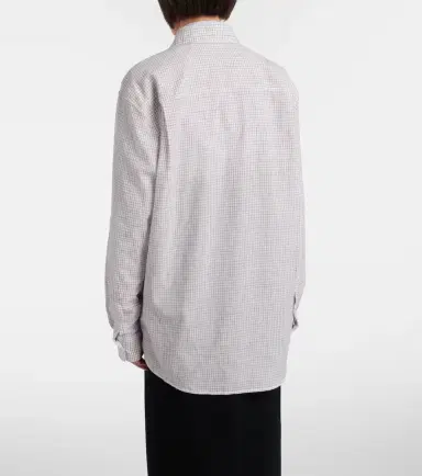 The Row Dalan checked cotton shirt | Thumbnail 2