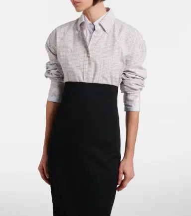 The Row Dalan checked cotton shirt | Thumbnail 3