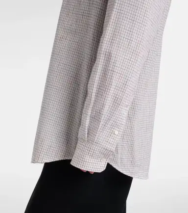 The Row Dalan checked cotton shirt | Thumbnail 4