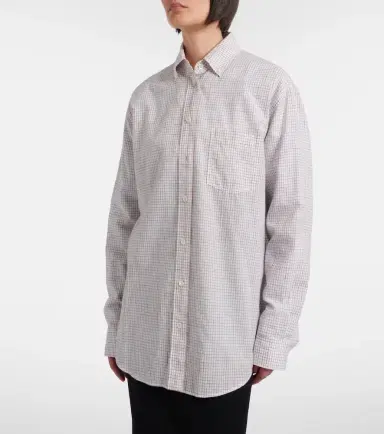 The Row Dalan checked cotton shirt | Thumbnail 5