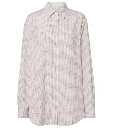 The Row Dalan checked cotton shirt | Thumbnail 1