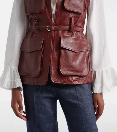 Dorothee Schumacher Broken Shine leather vest | Thumbnail 5