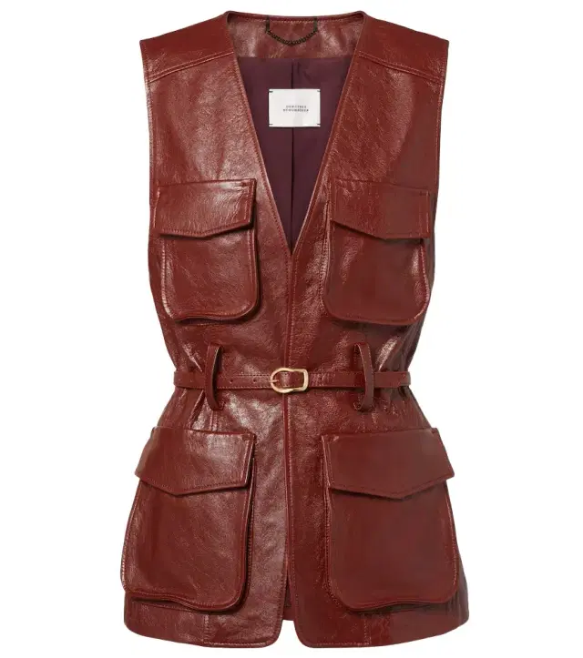Dorothee Schumacher Broken Shine leather vest
