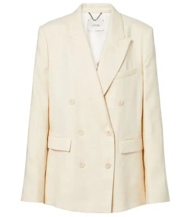 Casual Sophistication linen and cotton blazer