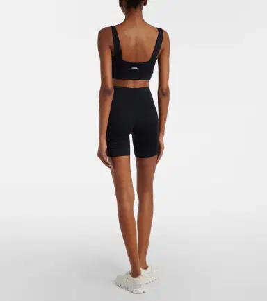NORBA Shell cutout ruched sports bra | Thumbnail 5