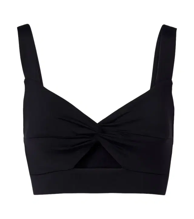 Norba Shell cutout ruched sports bra