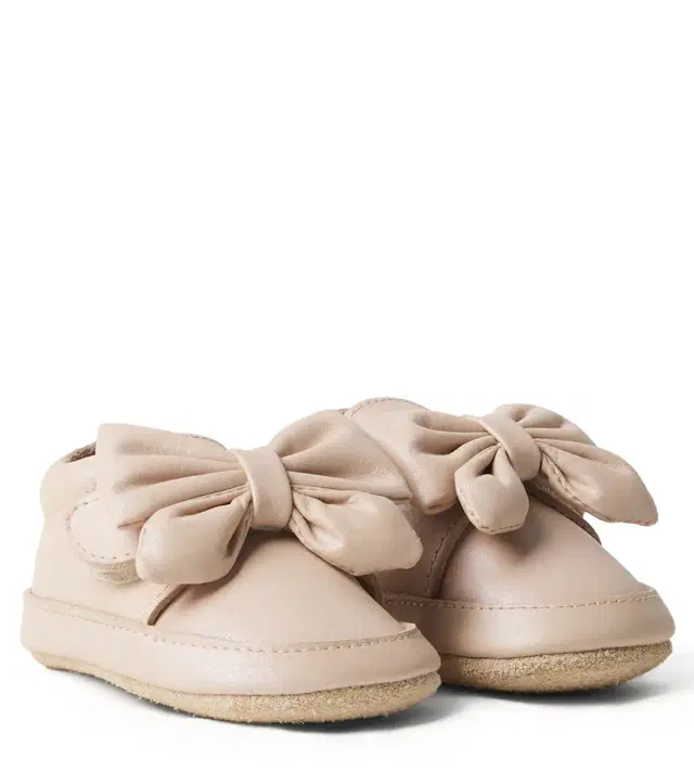 Baby Mileau metallic leather booties
