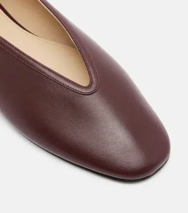 Le Monde Béryl Le Monde Béryl Luna leather ballet flats | Thumbnail 2