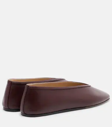 Le Monde Béryl Le Monde Béryl Luna leather ballet flats | Thumbnail 3