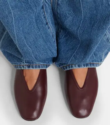 Le Monde Béryl Le Monde Béryl Luna leather ballet flats | Thumbnail 6