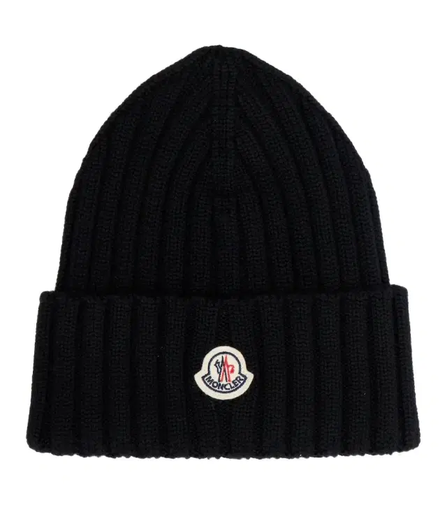 Ribbed-knit virgin wool beanie