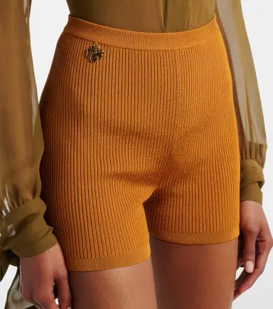 Saint Laurent Ribbed-knit shorts | Thumbnail 4 Saint Laurent Ribbed-knit shorts | Thumbnail 4