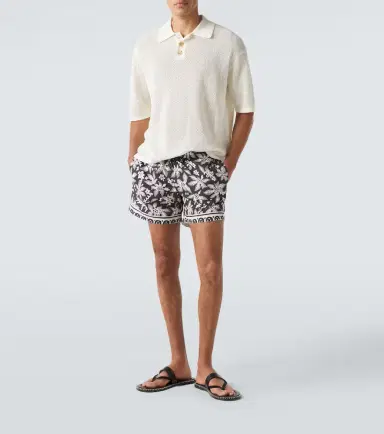 Commas Open-knit cotton-blend polo sweater | Thumbnail 2