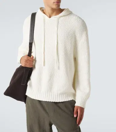 Commas Knitted cotton hoodie | Thumbnail 5