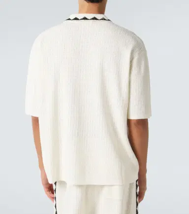 Commas Embroidered crochet cotton-blend top | Thumbnail 5