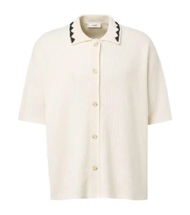 Embroidered crochet cotton-blend top