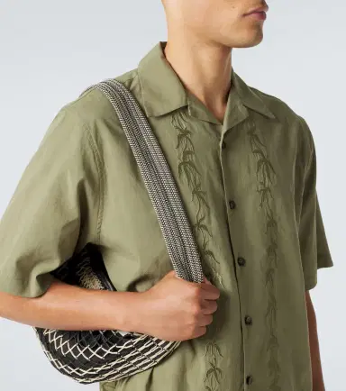 Commas Embroidered bowling shirt | Thumbnail 2