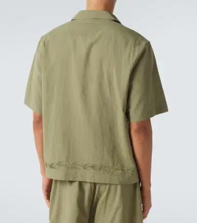 Commas Embroidered bowling shirt | Thumbnail 5
