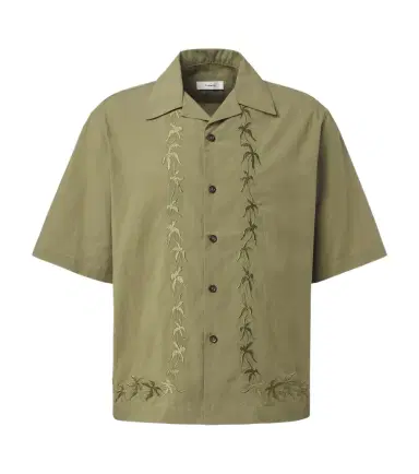 Commas Embroidered bowling shirt | Thumbnail 1