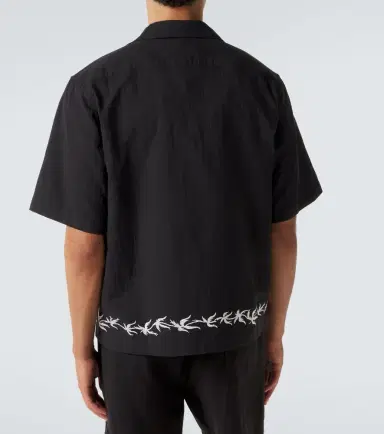 Commas Embroidered bowling shirt | Thumbnail 3