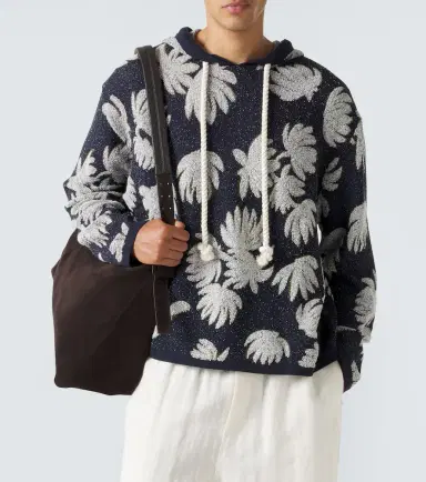 Commas Jacquard terry hoodie | Thumbnail 2