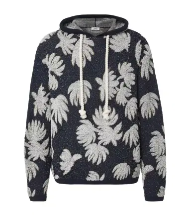 Commas Jacquard terry hoodie | Thumbnail 1