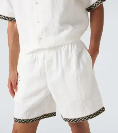 Commas Crochet-trimmed shorts | Thumbnail 3