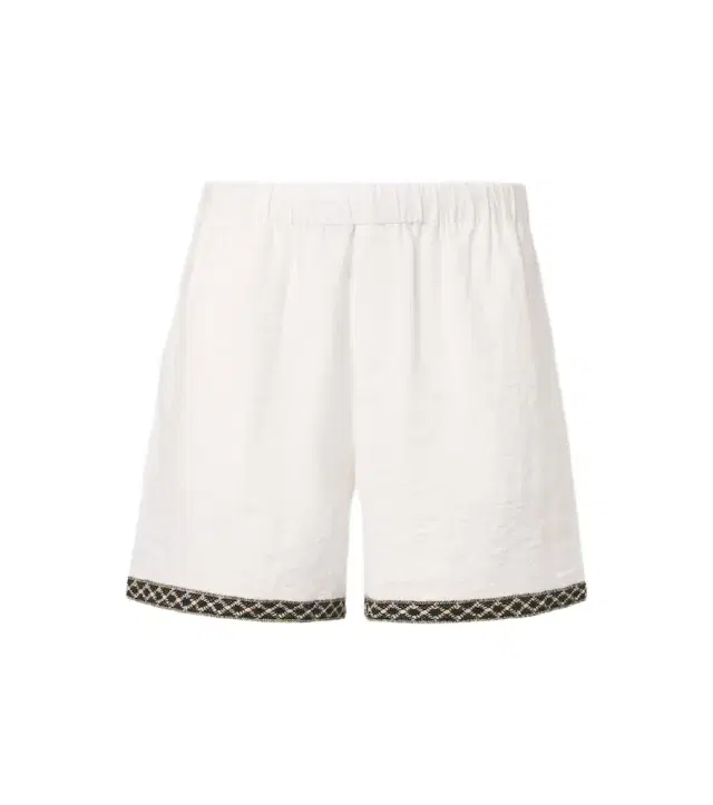 Commas Crochet-trimmed shorts