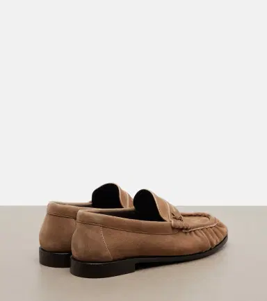 Saint Laurent Le Loafer suede penny loafers | Thumbnail 3