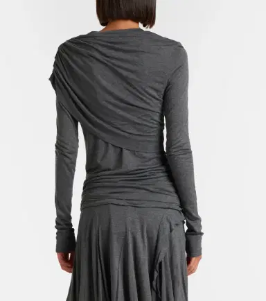 Marant Étoile Dressi draped jersey top | Thumbnail 4