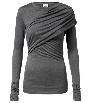 Marant Étoile Dressi draped jersey top | Thumbnail 1