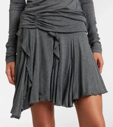 Marant Étoile Rosinda asymmetric draped miniskirt | Thumbnail 3