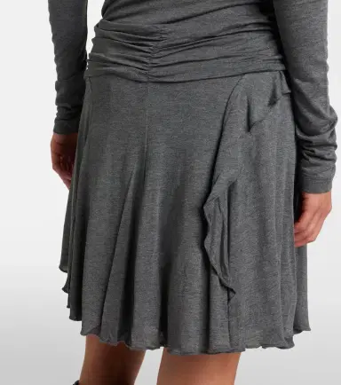 Marant Étoile Rosinda asymmetric draped miniskirt | Thumbnail 4