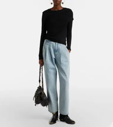 Marant Étoile Dressi draped jersey top | Thumbnail 6