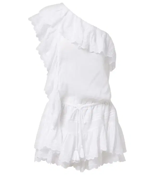 Lalia embroidered ruffled minidress